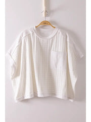 Very J Women's Dolman Sleeve Knit Top - White
