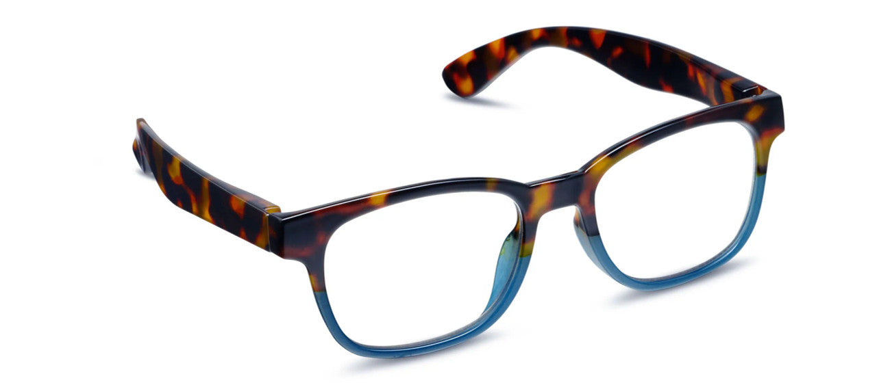 Peepers Waverly Blue‑Light Reading Glasses – Tortoise/Blue