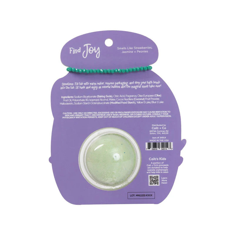Cait & Co Friendship Bracelet Bath Bomb - Joy