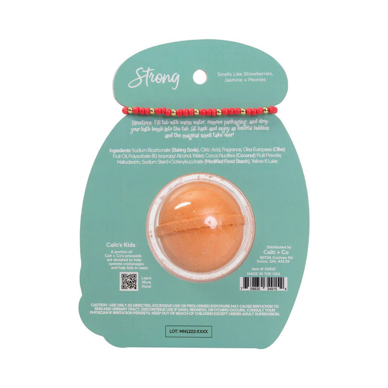 Cait & Co Friendship Bracelet Bath Bomb - Strong
