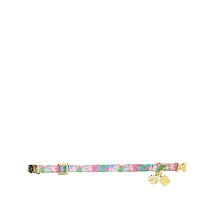 Lilly Pulitzer Dog Collar - Crazy Quilt Home - Small/Medium