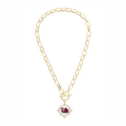 Canvas South Carolina Gamecocks Logo Intaglio Necklace