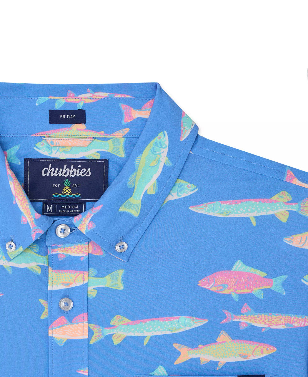 Chubbies Men's Get Schooled Performance Friday Shirt