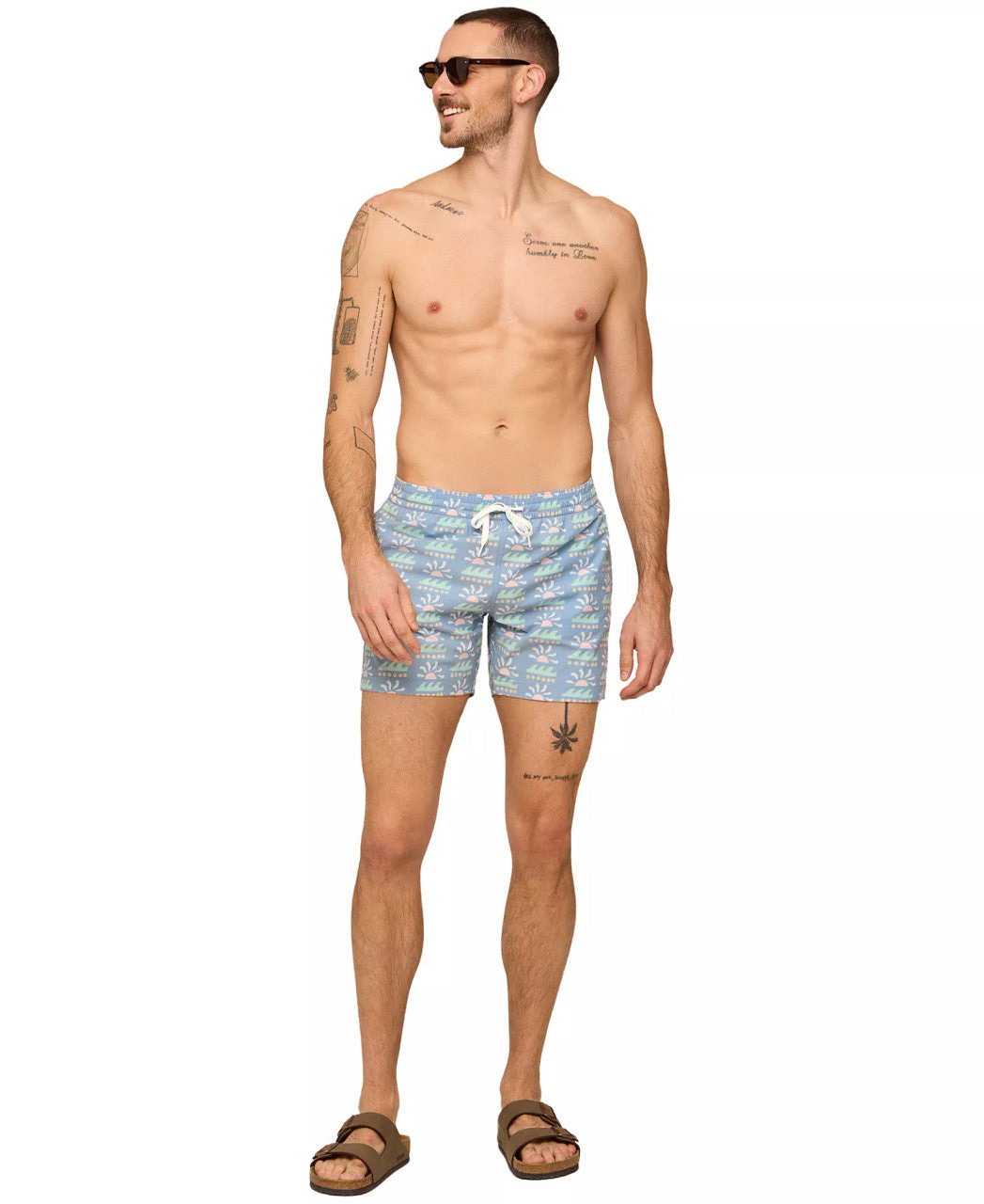 Chubbies Men's The Easygoers Classic 5.5" Swim Trunks - Gray