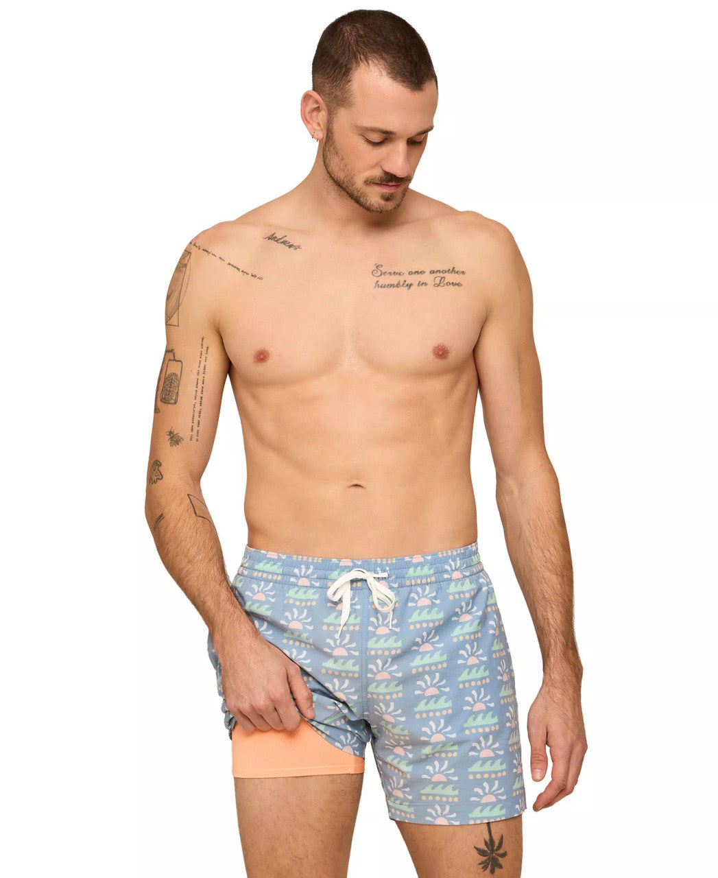 Chubbies Men's The Easygoers Classic 5.5" Swim Trunks - Gray