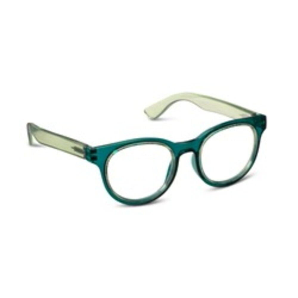 Peepers Olympia Reading Glasses – Teal/Light Green Square Frame