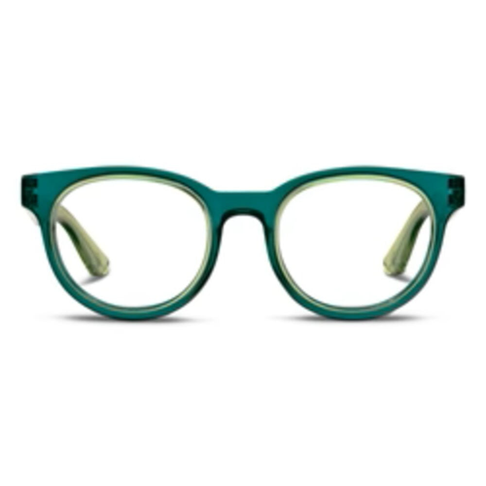 Peepers Olympia Reading Glasses – Teal/Light Green Square Frame