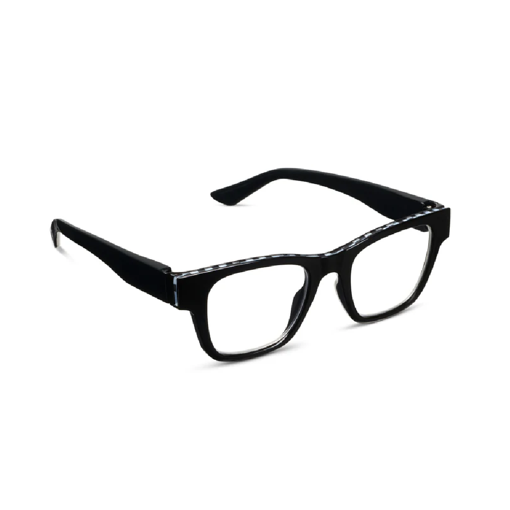 Peepers Bernadette Blue‑Light Reading Glasses – Black