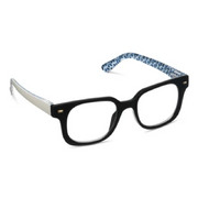Peepers Glossary Blue Light Reading Glasses – Black Wavy
