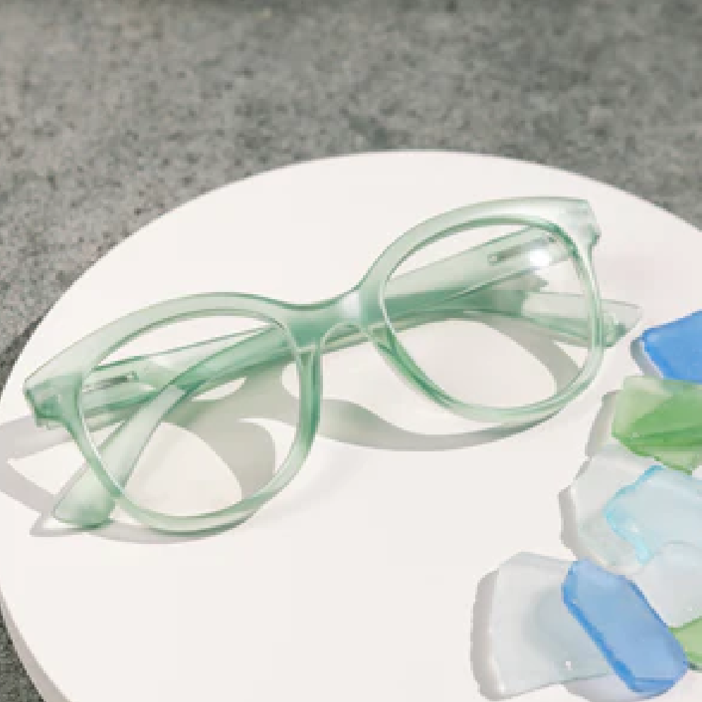 Peepers Grandview Blue Light Reading Glasses - Light Green