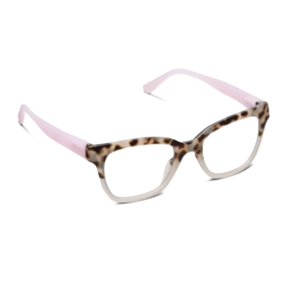 Peepers Zoey Chai Tortoise Pink Blue Light Reading Glasses