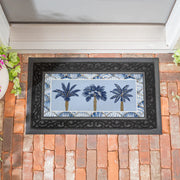 Evergreen Blue Coastal Palm Trees Sassafras Switch Mat