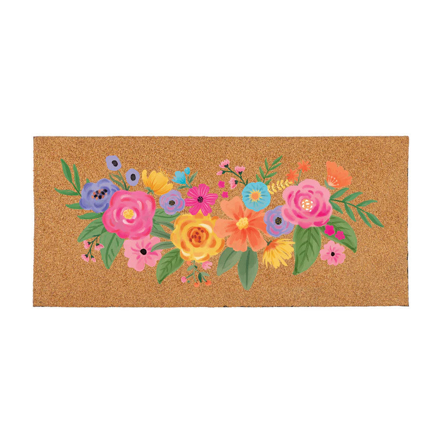 Evergreen Bunny Blooms Spring Blossom Flocked Coir Sassafras Switch Mat