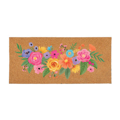 Evergreen Bunny Blooms Spring Blossom Flocked Coir Sassafras Switch Mat