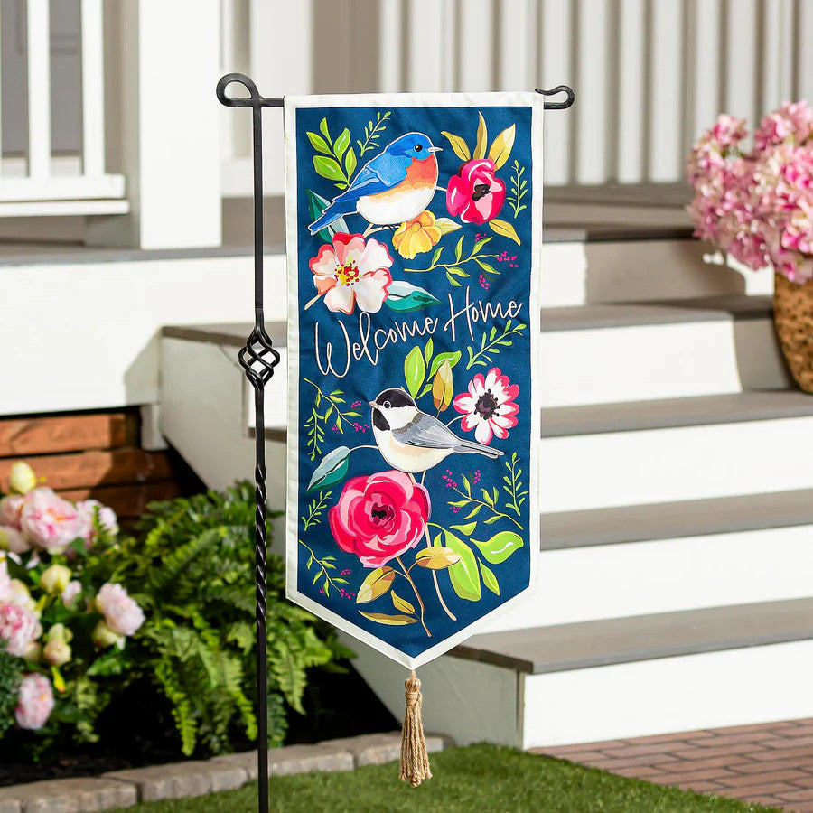 Evergreen Welcome Home Songbirds Everlasting Impression Textile Décor