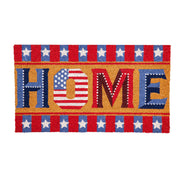 Evergreen Patriotic Home Coir Mat