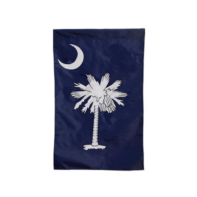 Evergreen South Carolina State Applique Garden Flag