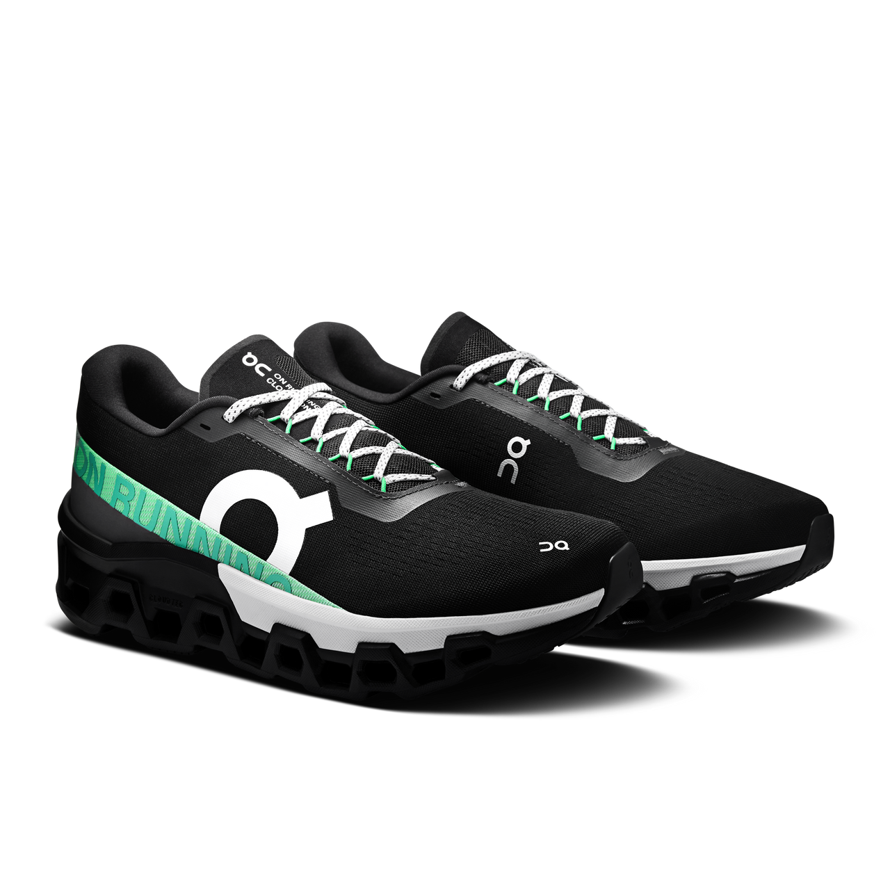 On Men's Cloudmonster 2 - Black/Glacier