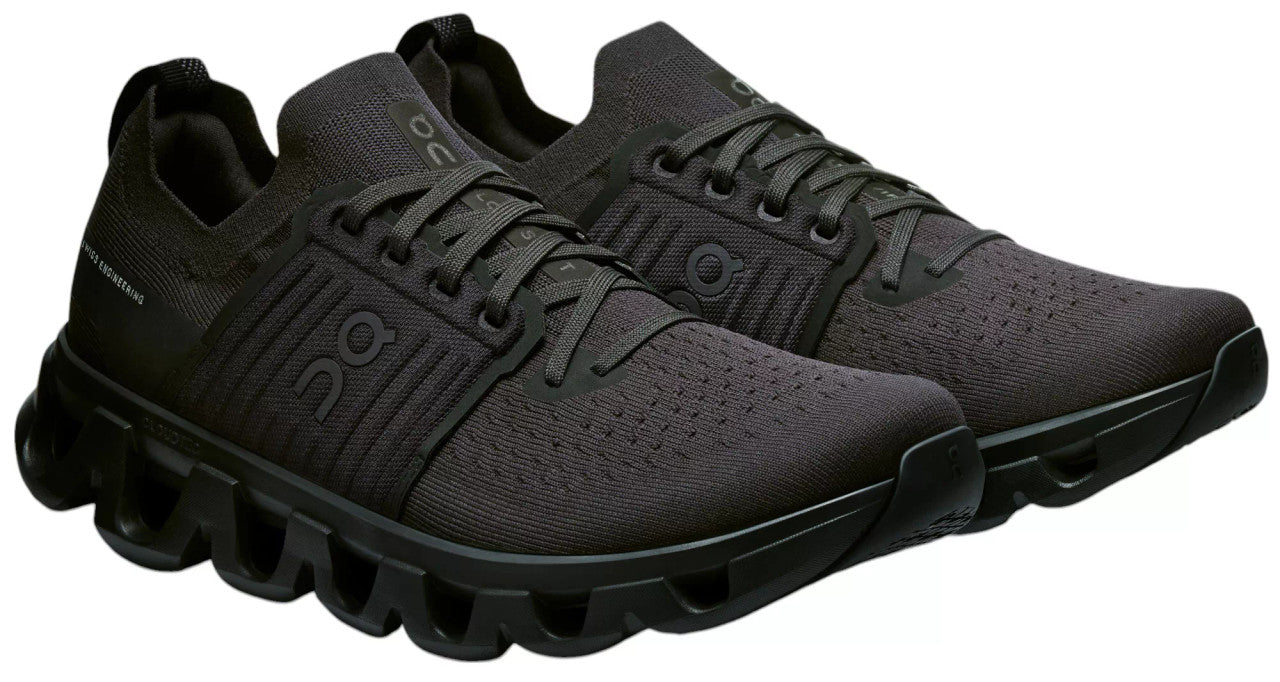 On Men's Cloudswift 4 Running Shoes - Black/Eclipse