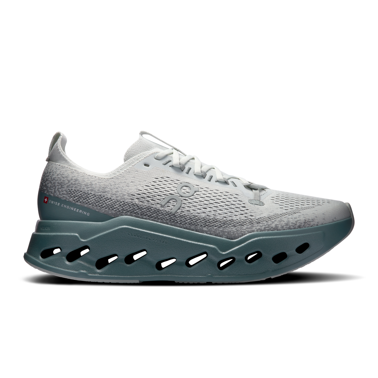 On Running Cloudsurfer Max Men’s Running Shoe-Iceberg/Olive