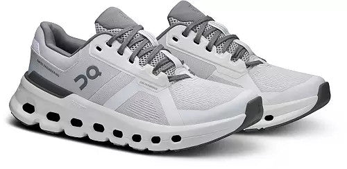 On Women's Cloudrunner 2 Running Shoes - Frost/White