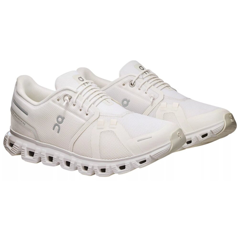 On Women's Cloud 6 - Wide - White/White