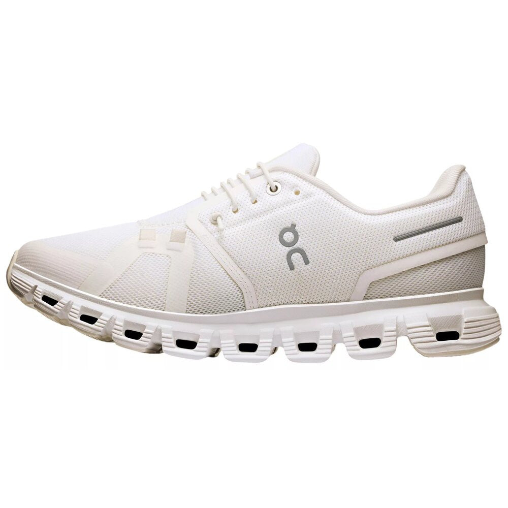 On Women's Cloud 6 - Wide - White/White