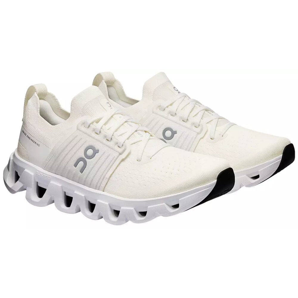 On Women's Cloudswift 4 Running Shoes - White/White