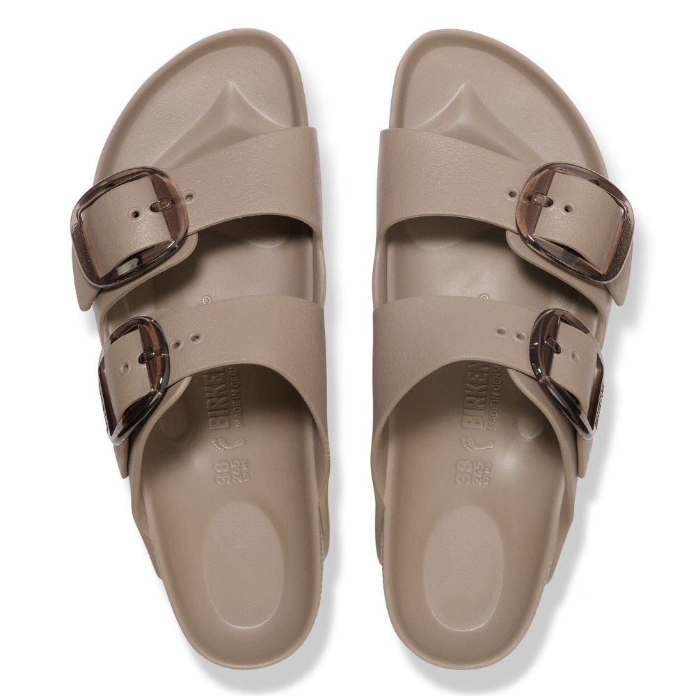 Birkenstock Arizona EVA Gray Taupe Waterproof Two-Strap Sandals