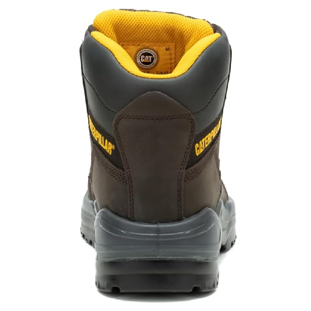 Caterpillar Striver Waterproof Steel Toe Work Boots for Men – Brown
