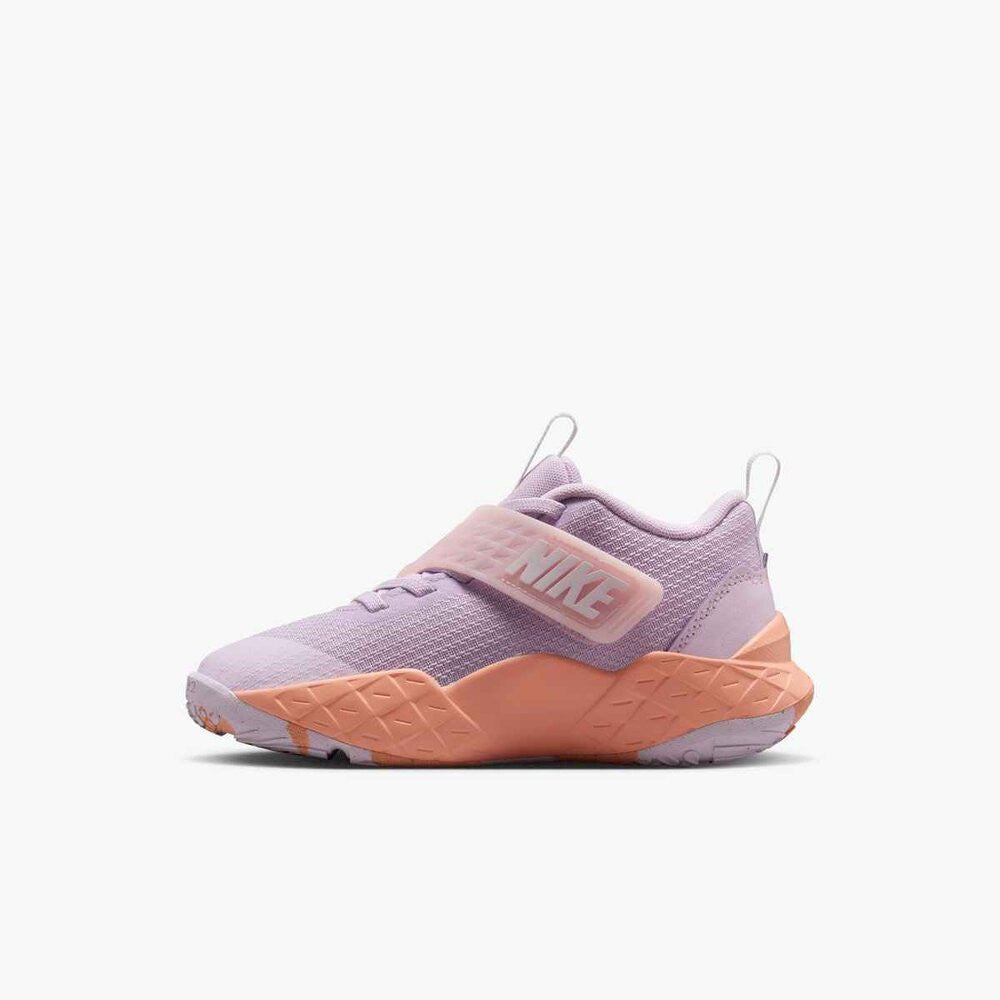 Nike Team Hustle D 12 Kids' Basketball Shoes - Doll/Apricot Agate/Pearl Pink/White