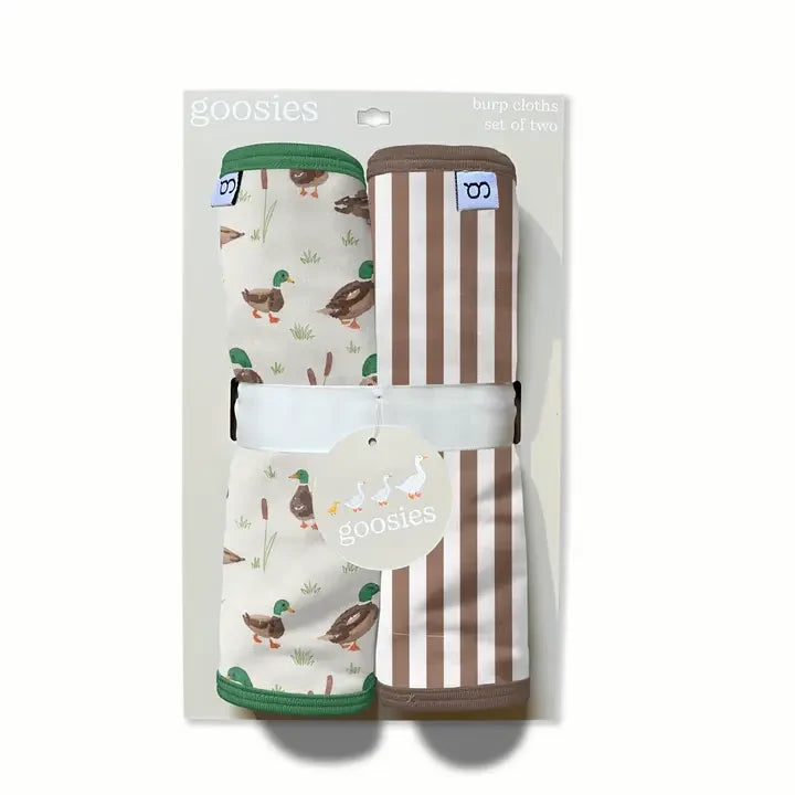 Goosies Mallard Drake Ducks - Burp Cloth Set