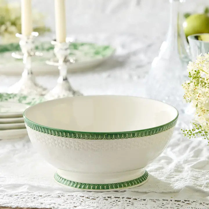Certified International Le Jardin Embossed Rattan Deep Bowl