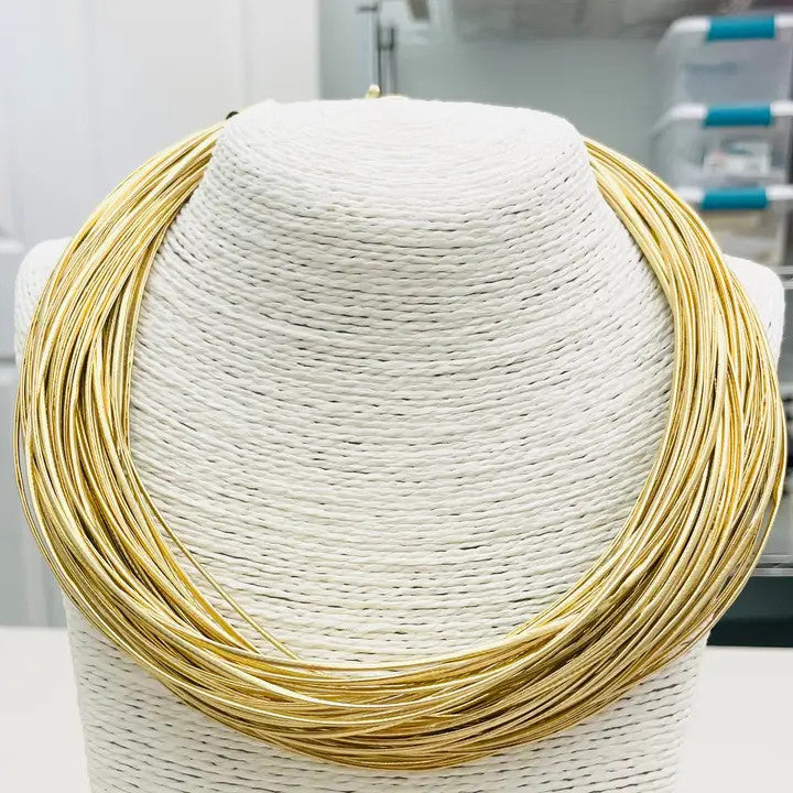 Two Forty Two Chic - Leatherette Strand - Gold