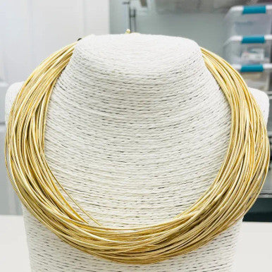 Two Forty Two Chic - Leatherette Strand - Gold