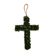 Mud Pie Small Boxwood Cross