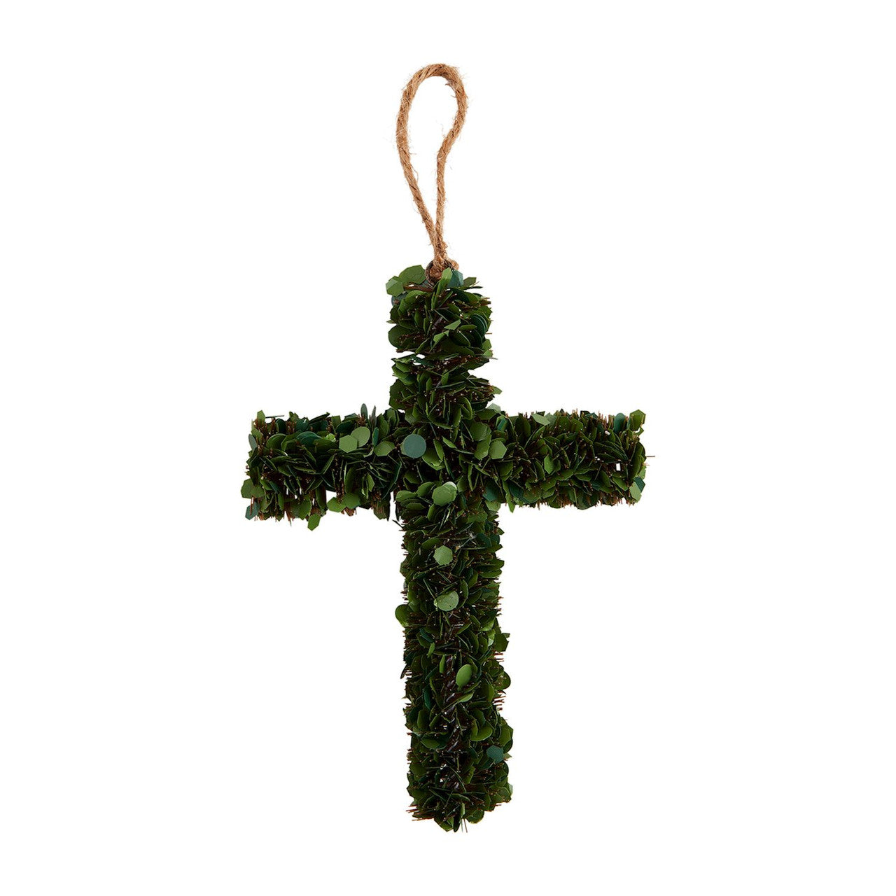 Mud Pie Small Boxwood Cross