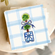 Happy By Rachel Plant and Bows Cocktail Napkins