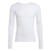 Adidas Men's Long Sleeve Compression Performance Shirt - White