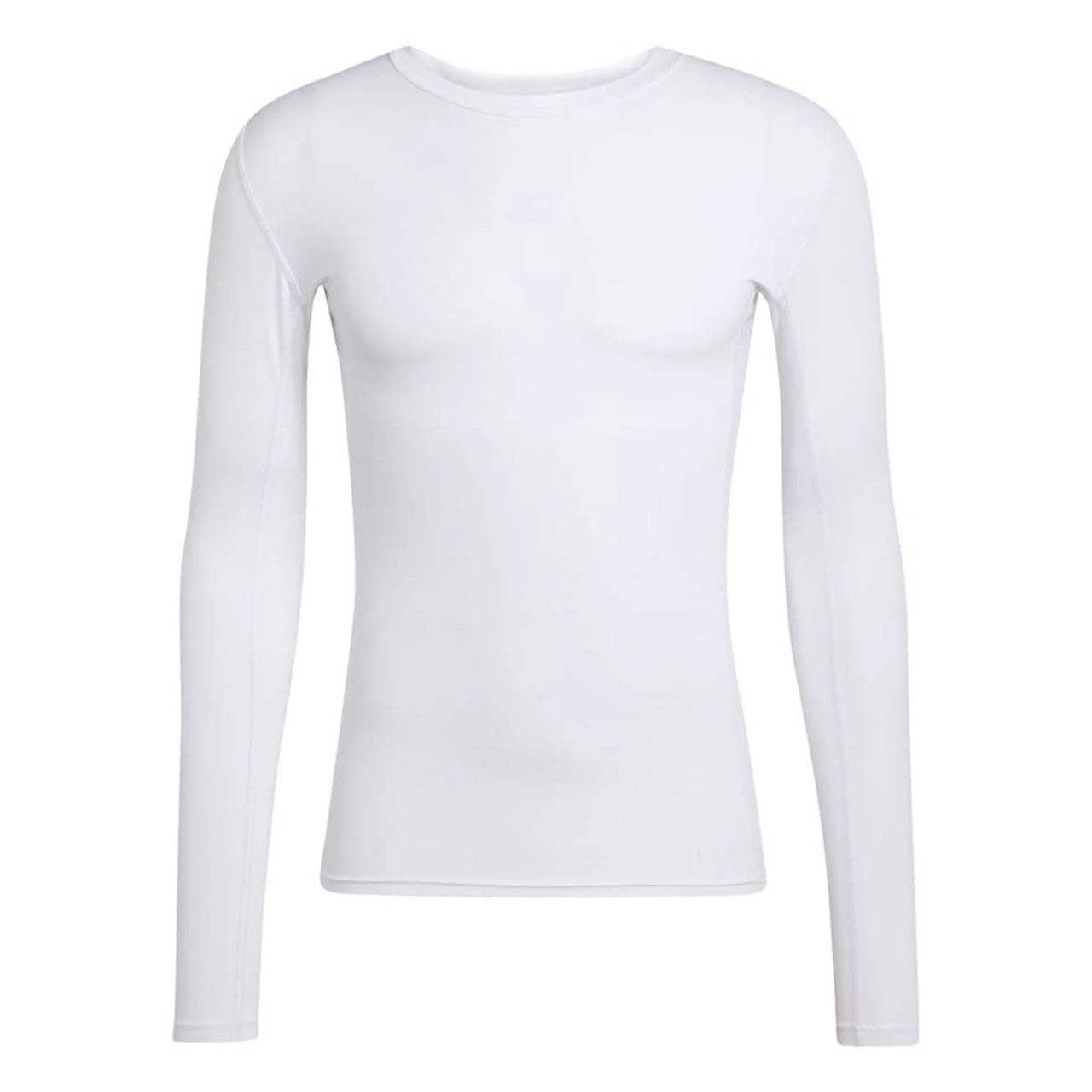 Adidas Men's Long Sleeve Compression Performance Shirt - White