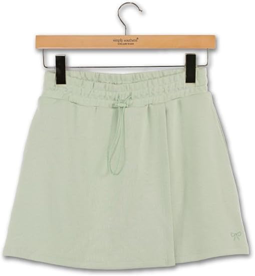 Simply Southern Women's Wrap Lounge Skort - Sage
