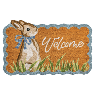 Mud Pie Easter Scalloped Doormat
