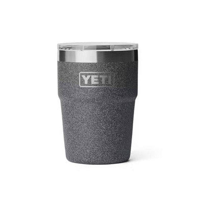 Yeti Rambler 16-Ounce Stackable Cup With Magslider Lid - Black Stone