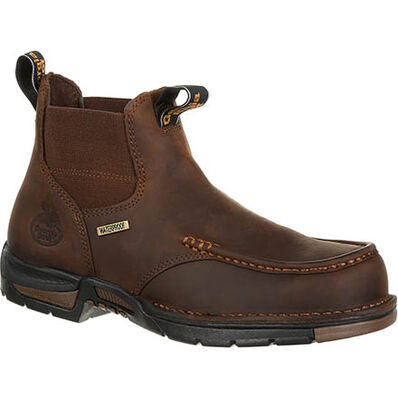 Georgia Boot Men's Athens Chelsea Waterproof Work Boot