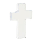 Mud Pie Clear Acrylic Cross