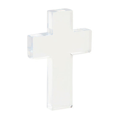 Mud Pie Clear Acrylic Cross