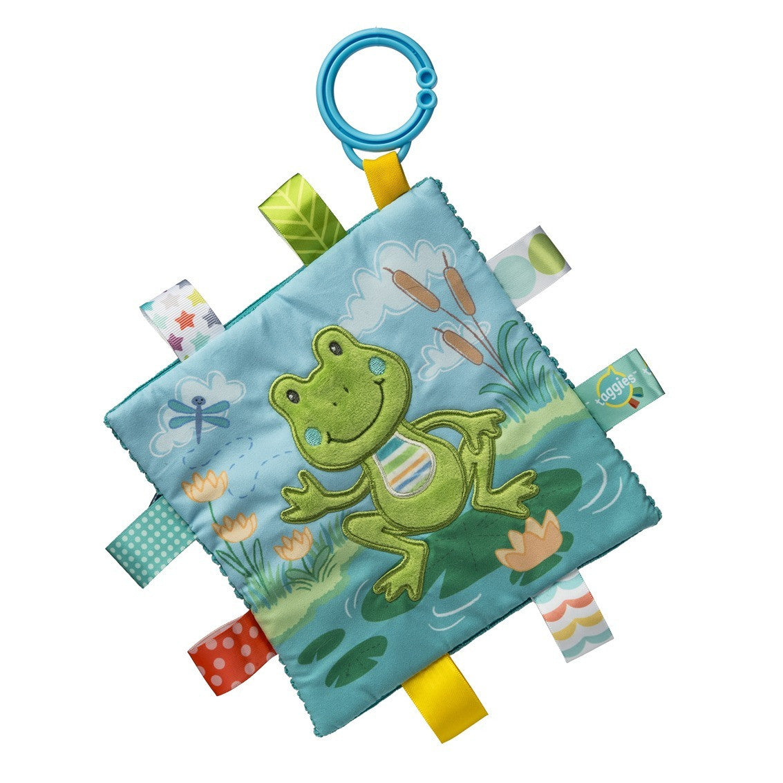 Mary Meyer Taggies Crinkle Me Peepers Frog