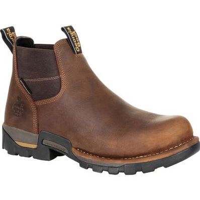Georgia Boot Men's Eagle One Steel Toe Waterproof Chelsea Work Boot