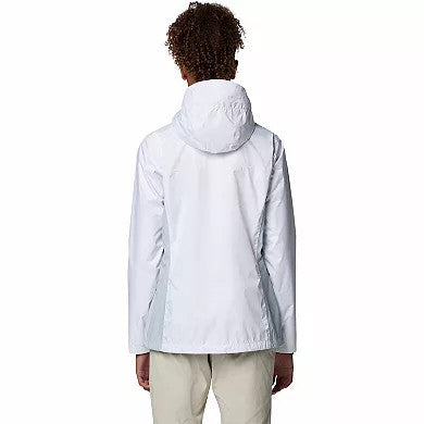 Columbia Women's Arcadia II Rain Jacket - White/Cirrus Grey