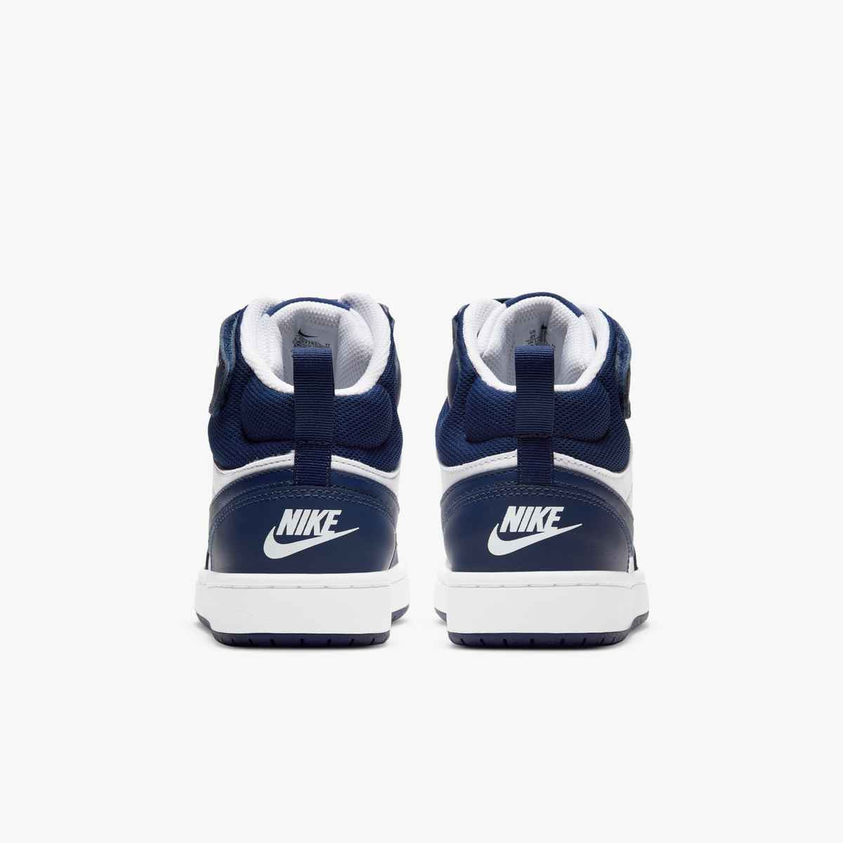 Nike Court Borough Mid 2 Kids' Sneakers - White/Blue Void/Signal Blue